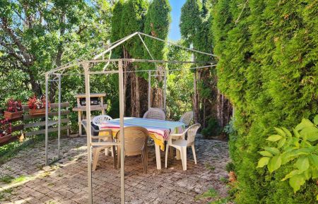 G&icirc;te n&deg;G26142 Selonnet - Alpes-de-Haute-Provence - Terrasse sur le c&ocirc;t&eacute; avec plancha