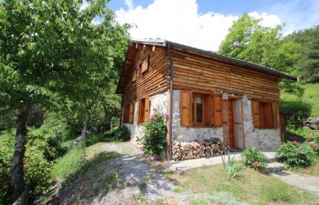 Vue sud-est du chalet Gîte n°7333 Saint-Crépin - Hautes-Alpes - Vue sud-est du chalet
