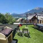 Belle terrasse avec vue sur le lac Belle terrasse avec vue sur le lac