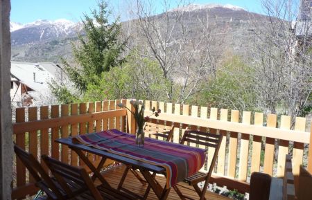 G&icirc;te n&deg;10023 Brian&ccedil;on - Hautes-Alpes - Terrasse ext&eacute;rieure