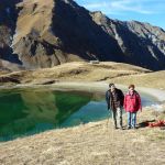 Odile et Gérard près du lac de Clausis ( vallée de Ceillac ) . Odile et Gérard près du lac de Clausis ( vallée de Ceillac ) .