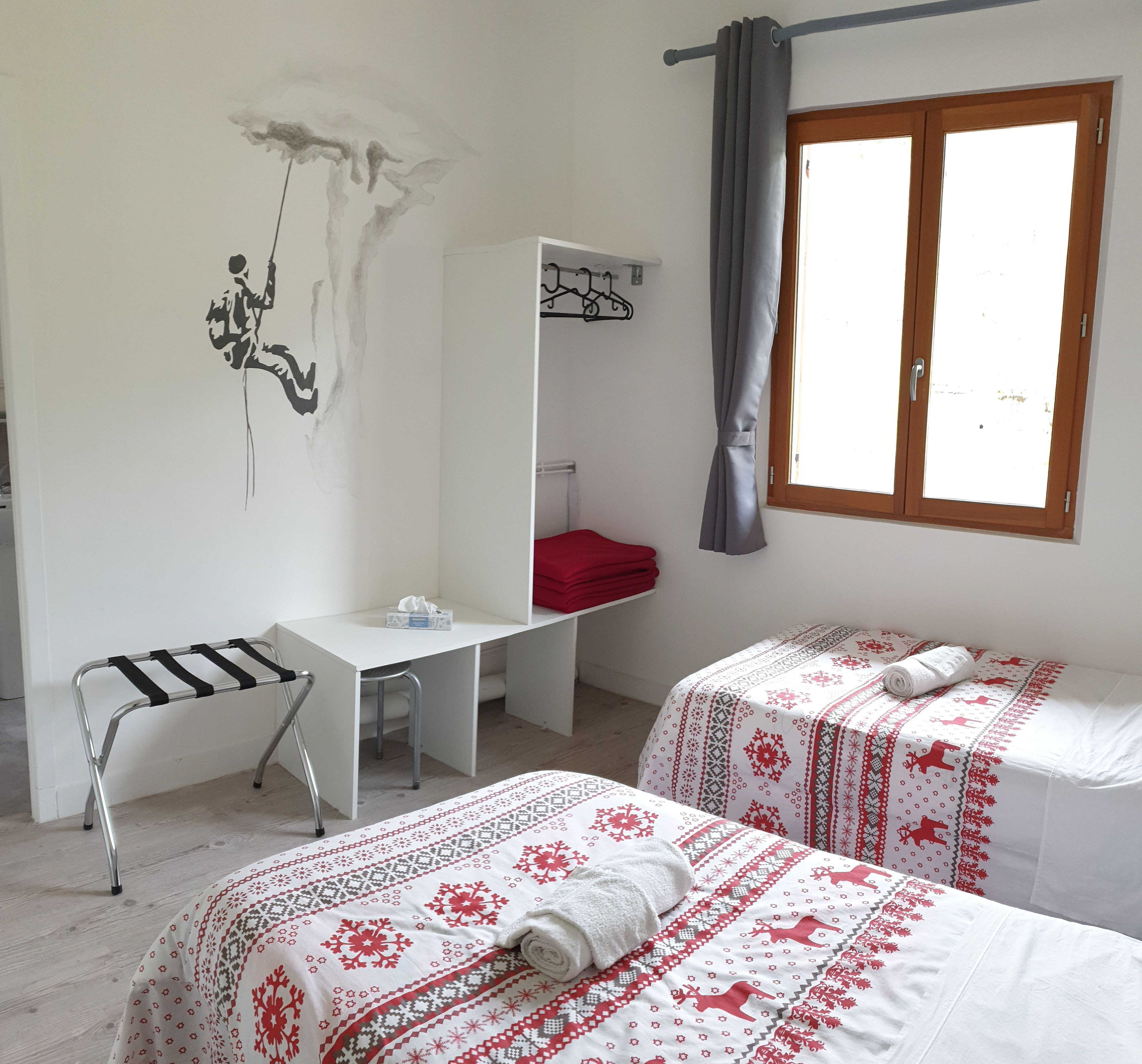 Chambre double - Gîte Groupe les Marmottes à Valdeblore - St Dalmas-Gîtes de France Alpes-Maritimes photo 9
