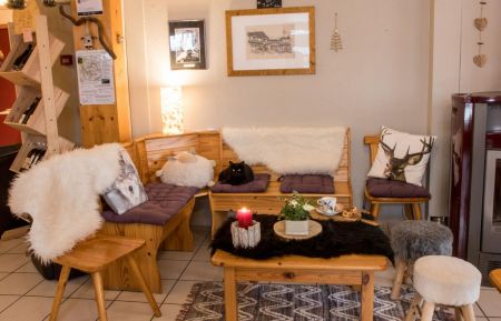 G&icirc;te de groupe n&deg;73G113500 Feissons-sur-Salins - Savoie - Salon au coin du feu