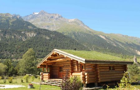 Sous la Dent Parachée (3697m) Cabane en bois73G287131 Val-Cenis - Savoie - Sous la Dent Parachée (3697m)