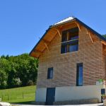 Vue du gîte Etoile Boréale et du parking Vue du gîte Etoile Boréale et du parking