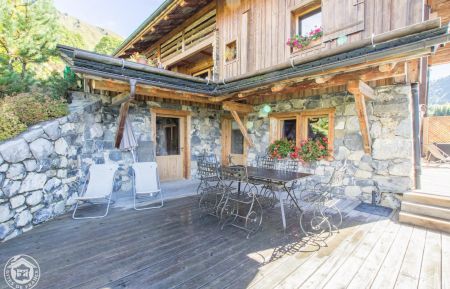 Terrasse Gîte n°136165 Le Grand-Bornand - Haute-Savoie - Terrasse